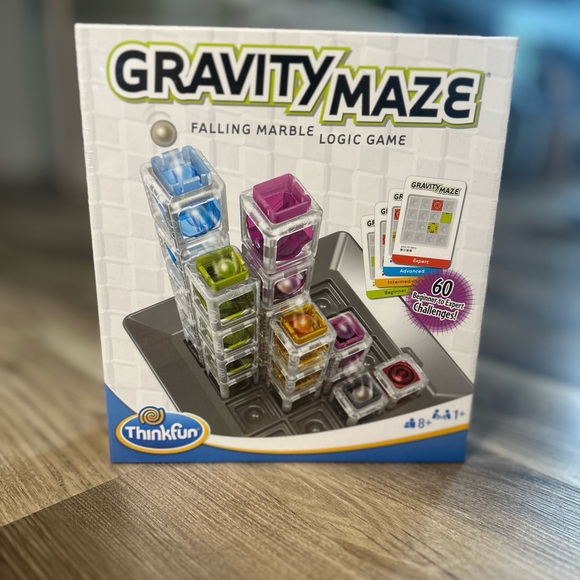 Thinkfun, Gravity Maze and OP Games, Blank Slate Game Set - Picture 2 of 7